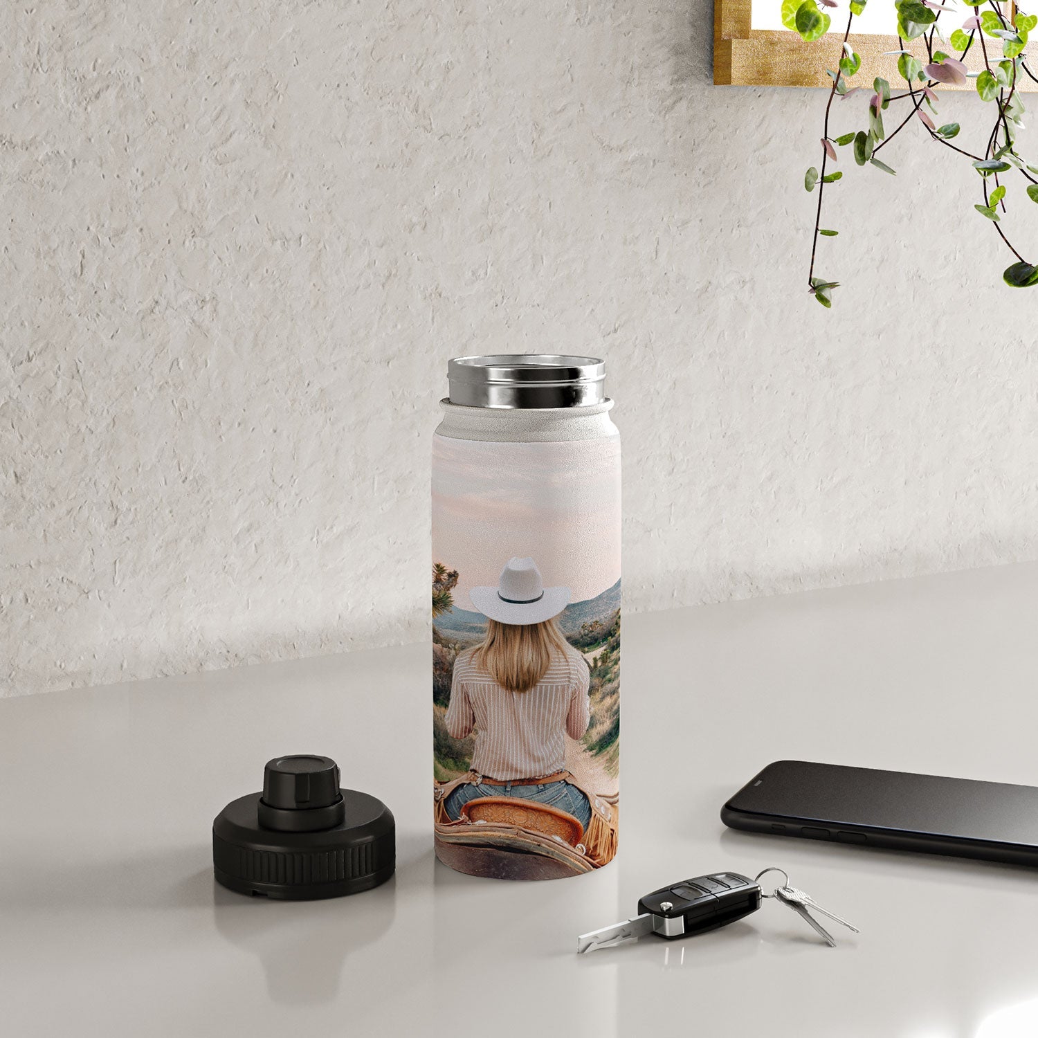 Gal Design The Desert Cowgirl Water Bottle