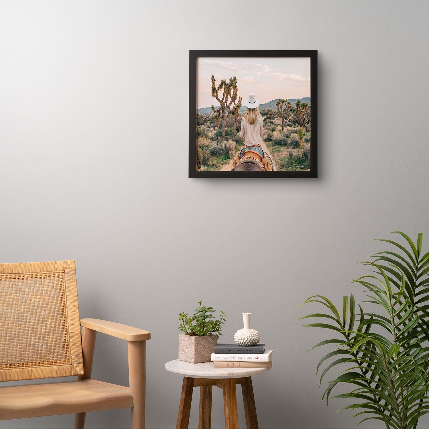 Gal Design The Desert Cowgirl Framed Wall Art