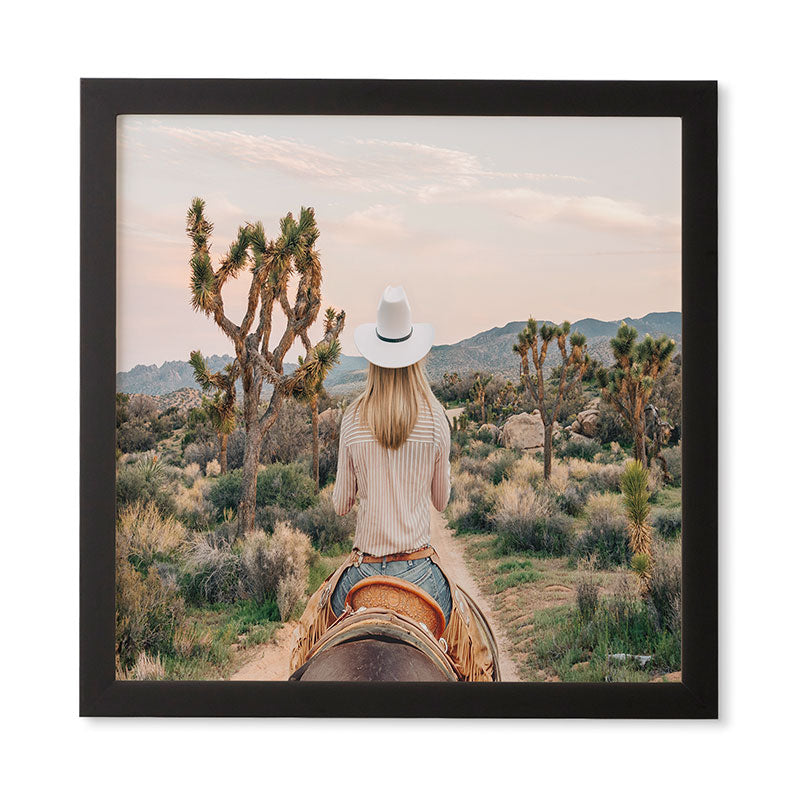 Gal Design The Desert Cowgirl Framed Wall Art