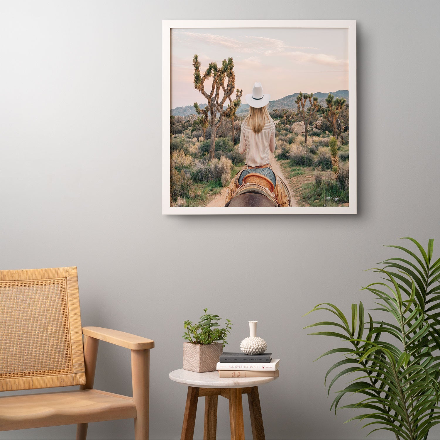 Gal Design The Desert Cowgirl Framed Wall Art