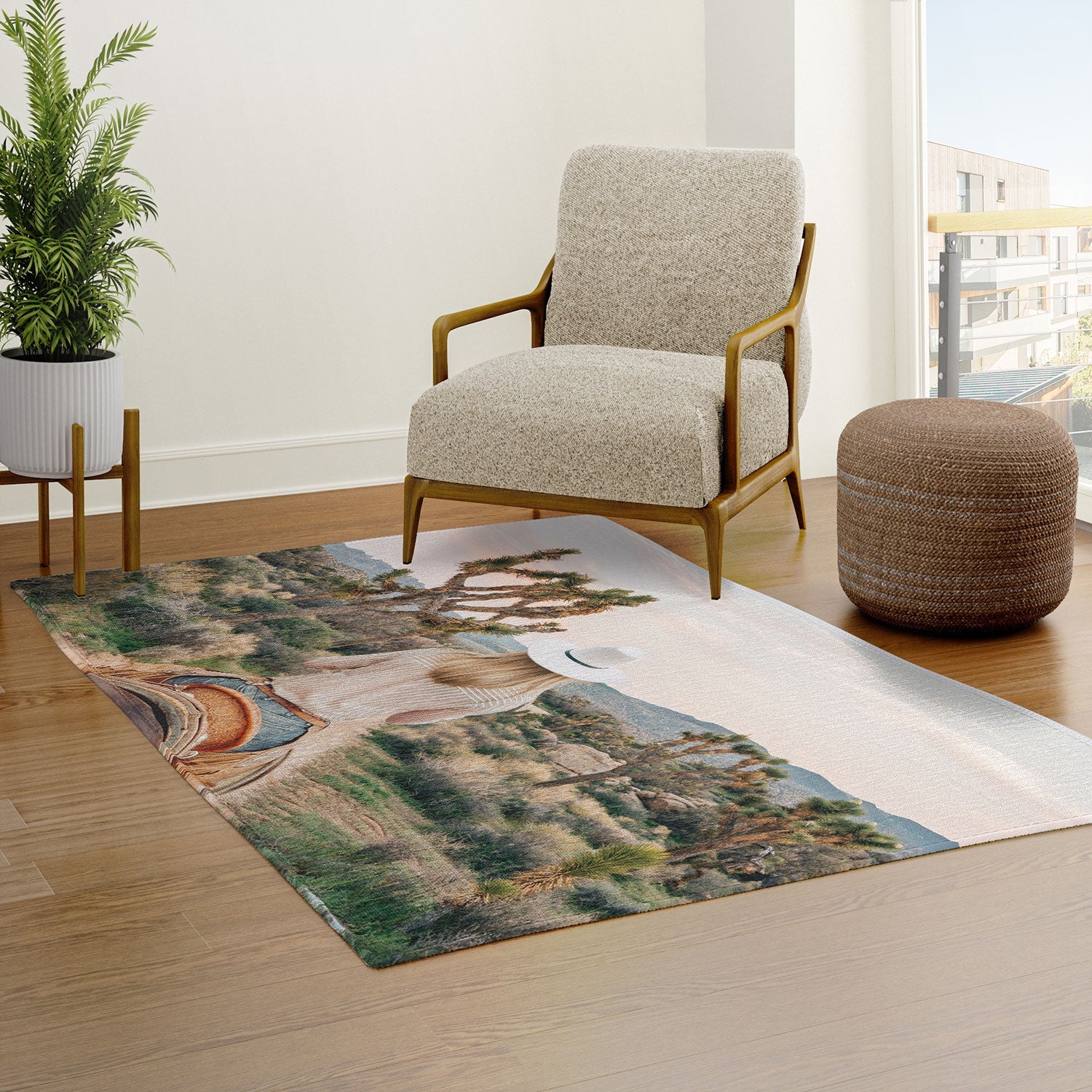 Gal Design The Desert Cowgirl Area Rug