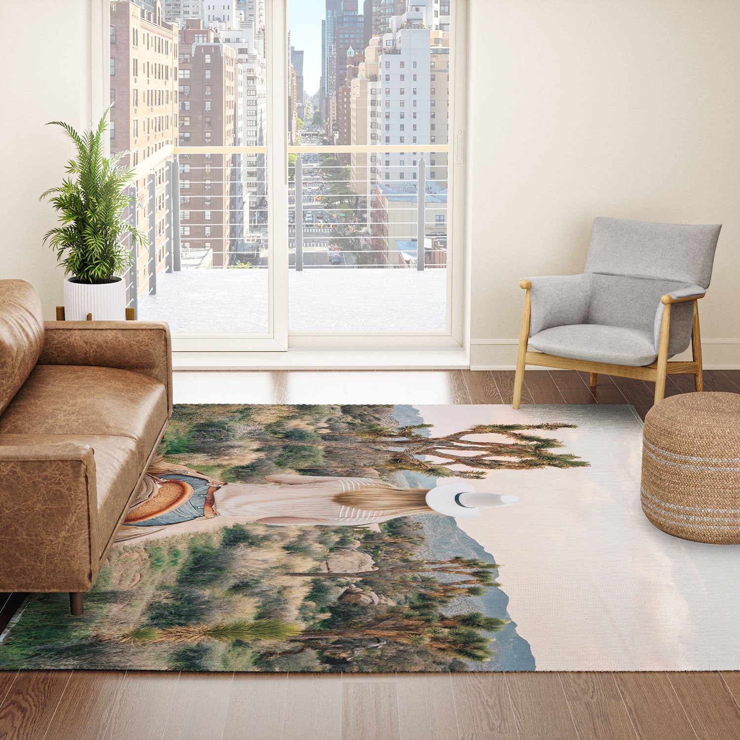 Gal Design The Desert Cowgirl Area Rug