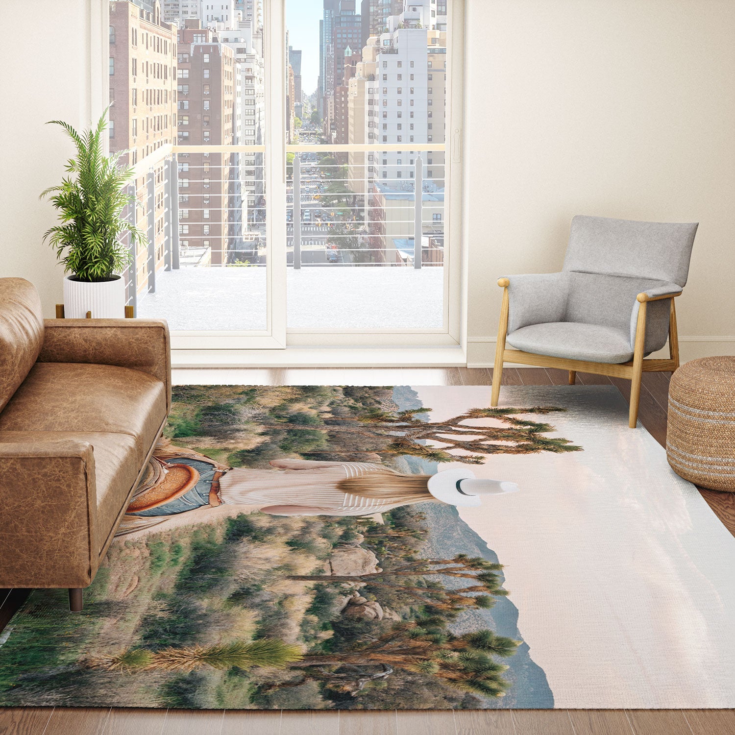 Gal Design The Desert Cowgirl Area Rug