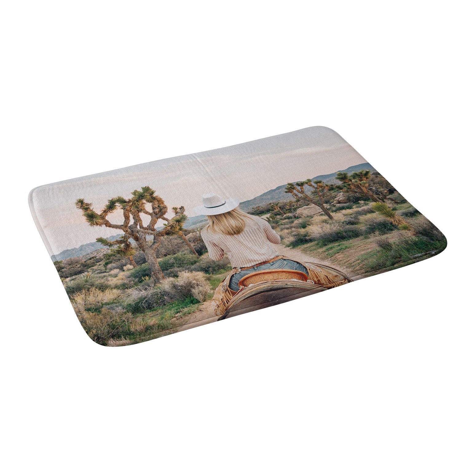Gal Design The Desert Cowgirl Memory Foam Bath Mat