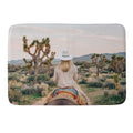 Gal Design The Desert Cowgirl Memory Foam Bath Mat