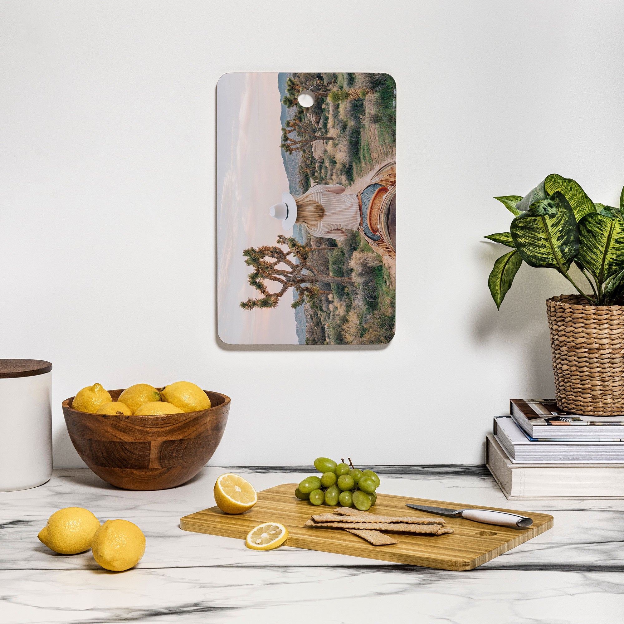Gal Design The Desert Cowgirl Cutting Board Rectangle