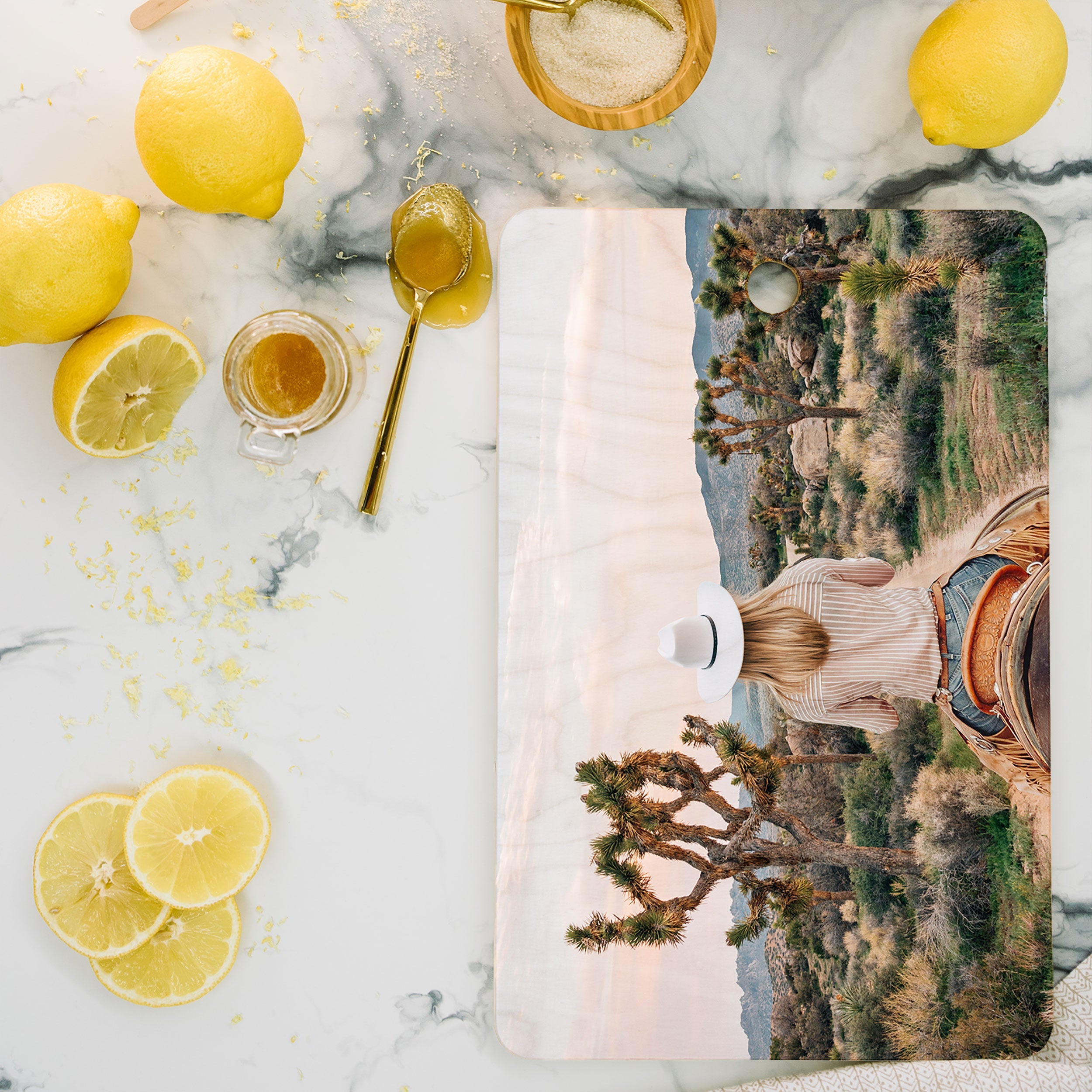 Gal Design The Desert Cowgirl Cutting Board Rectangle
