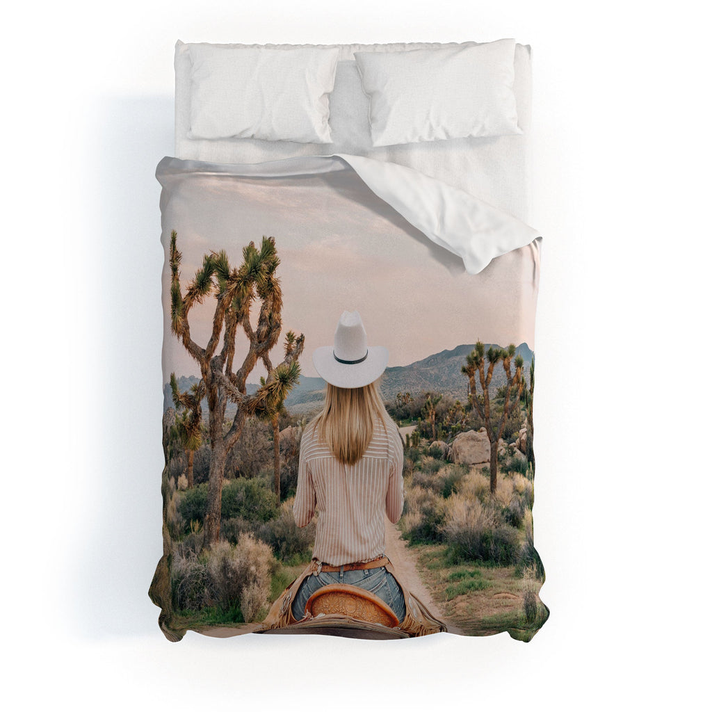 Gal Design The Desert Cowgirl Duvet Cover