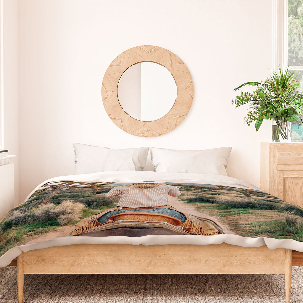 Gal Design The Desert Cowgirl Duvet Cover