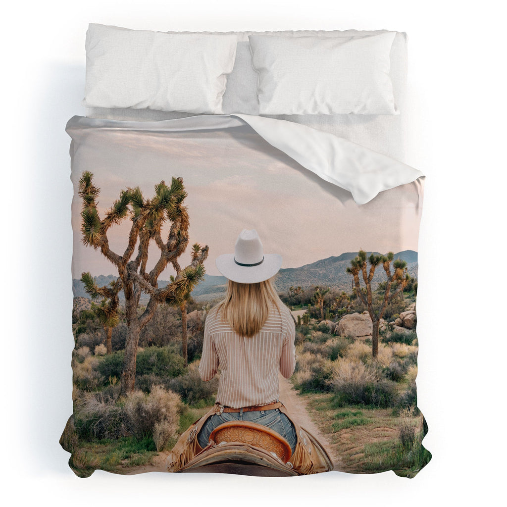 Gal Design The Desert Cowgirl Duvet Cover