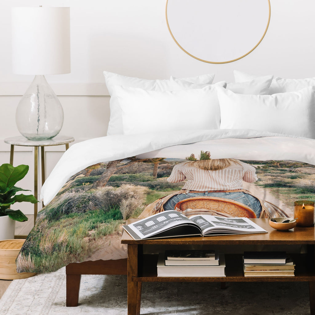 Gal Design The Desert Cowgirl Duvet Cover