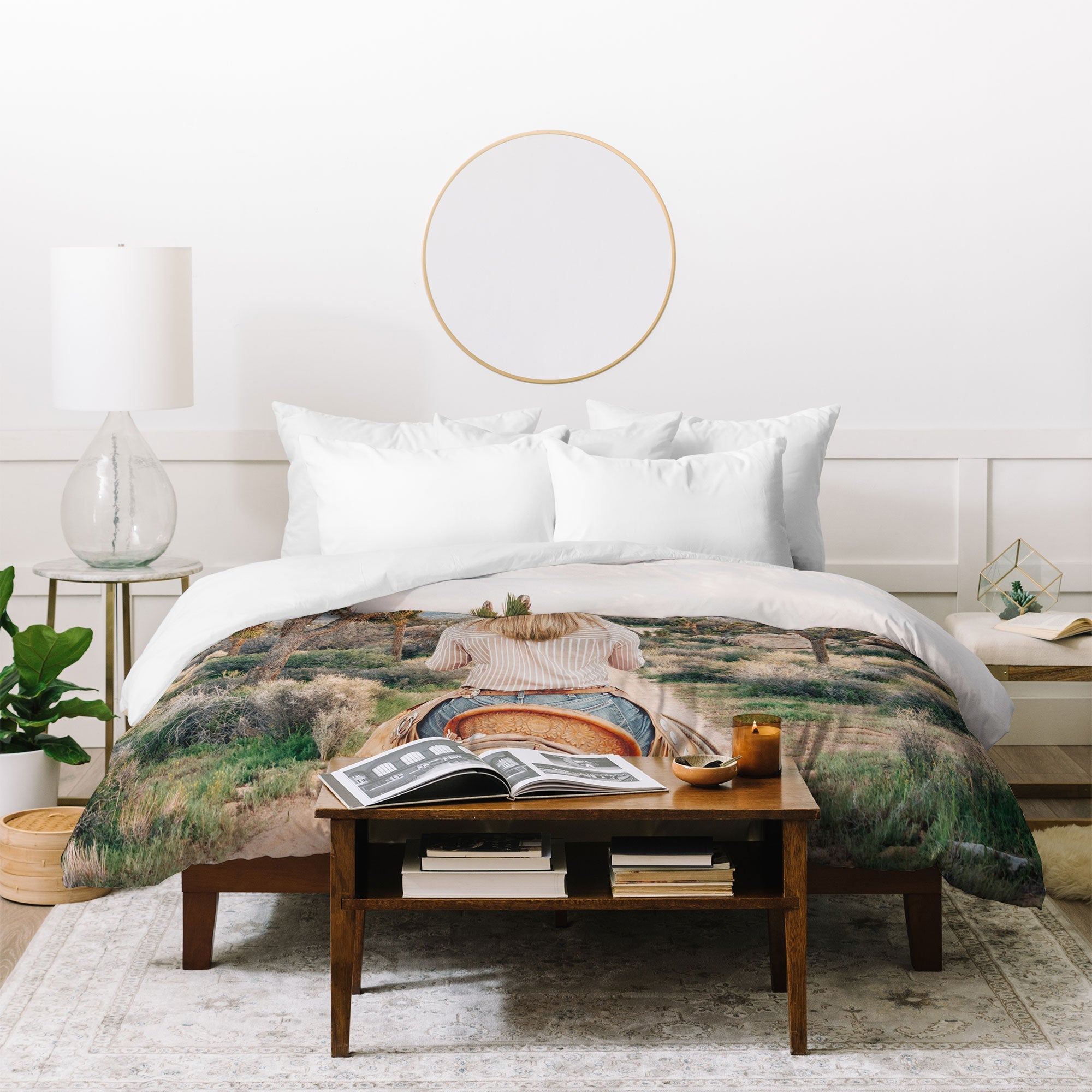 Gal Design The Desert Cowgirl Duvet Cover