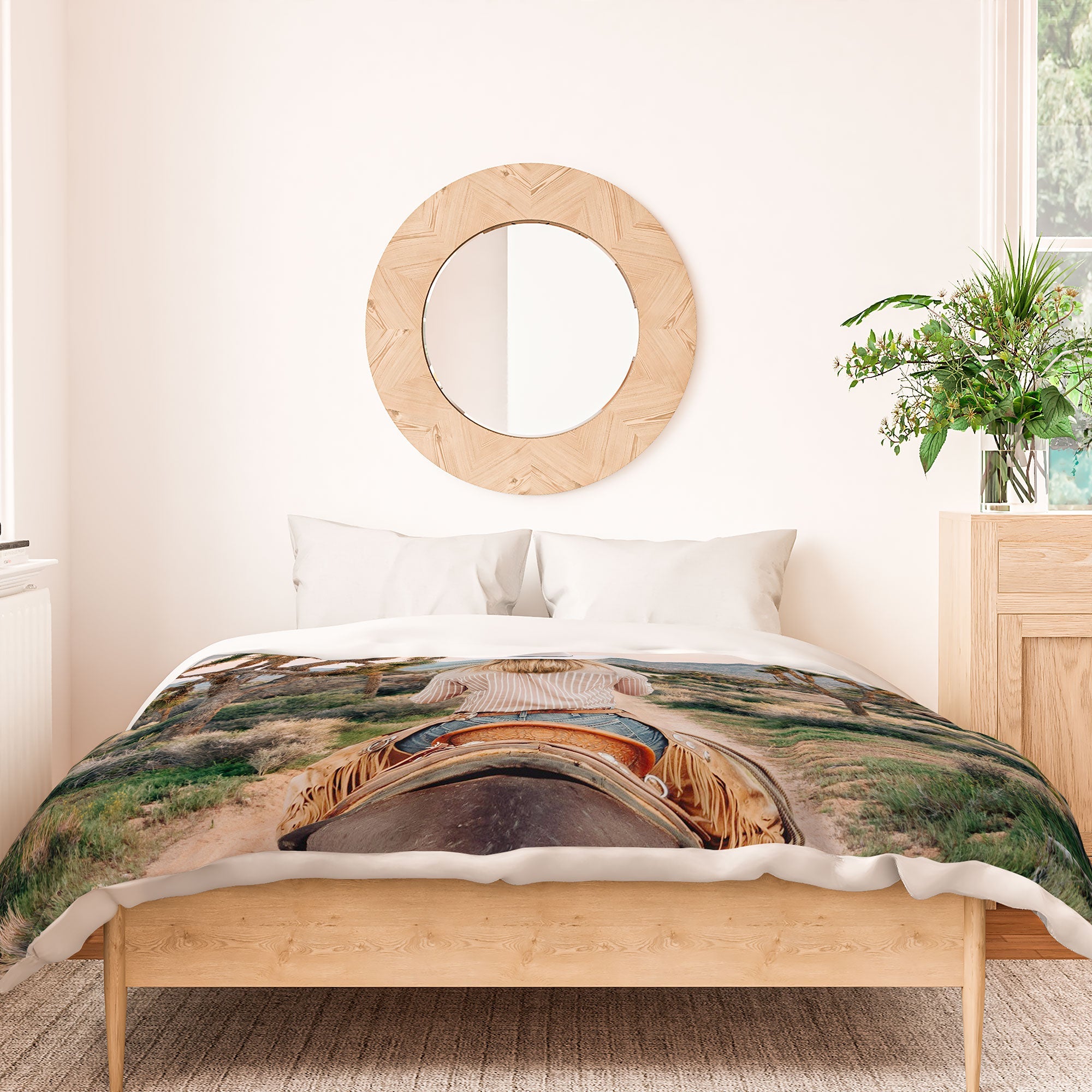 Gal Design The Desert Cowgirl Duvet Cover
