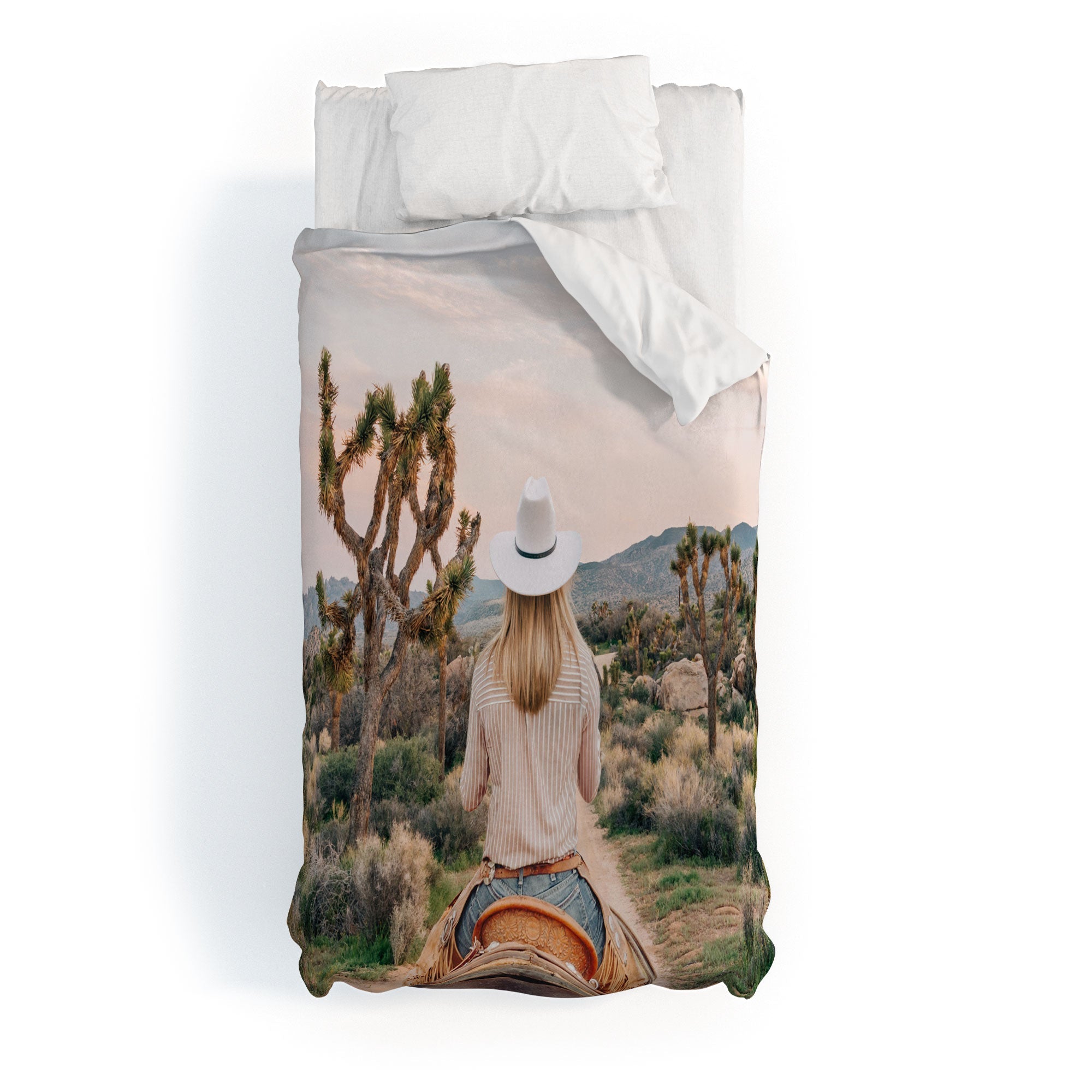 Gal Design The Desert Cowgirl Duvet Cover