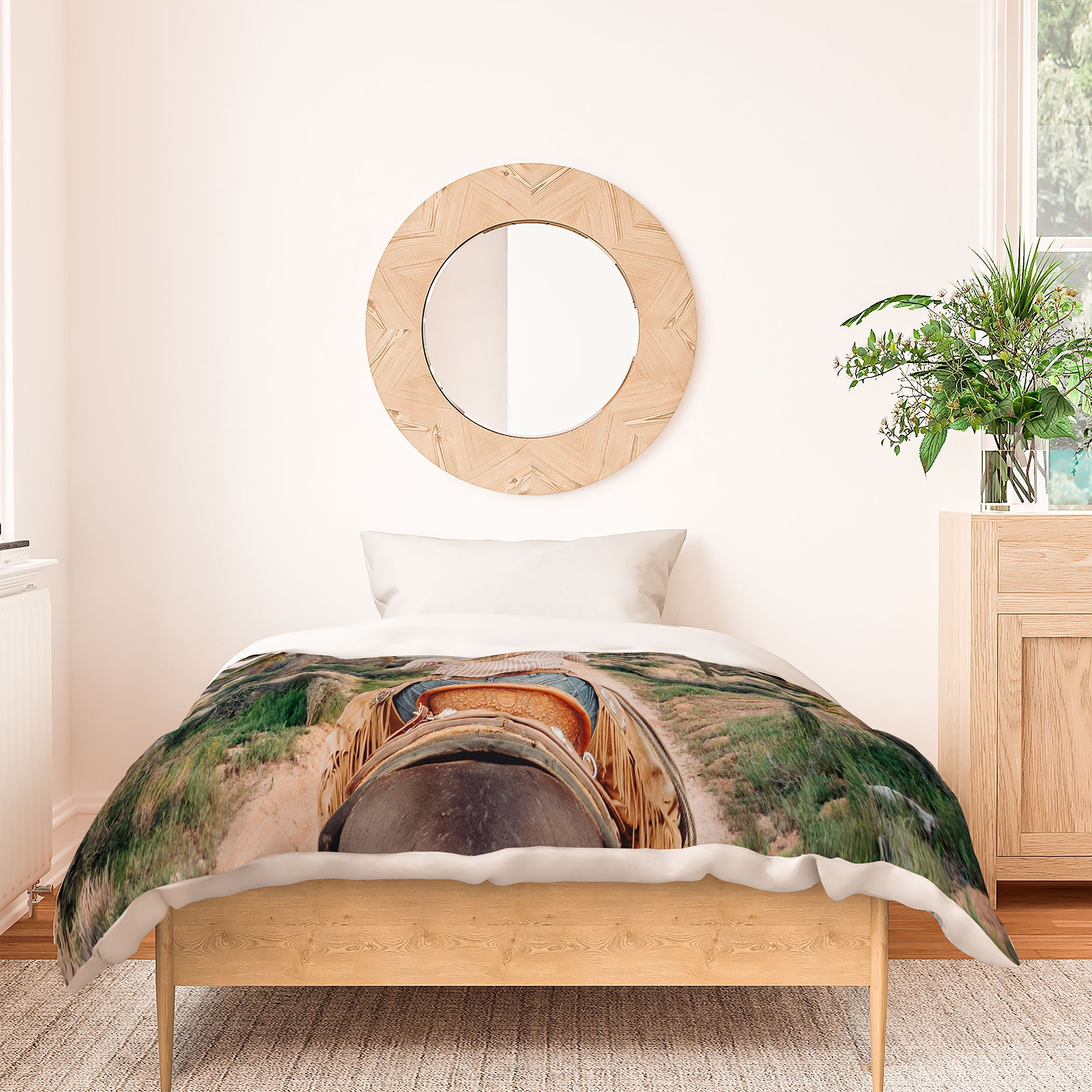 Gal Design The Desert Cowgirl Duvet Cover