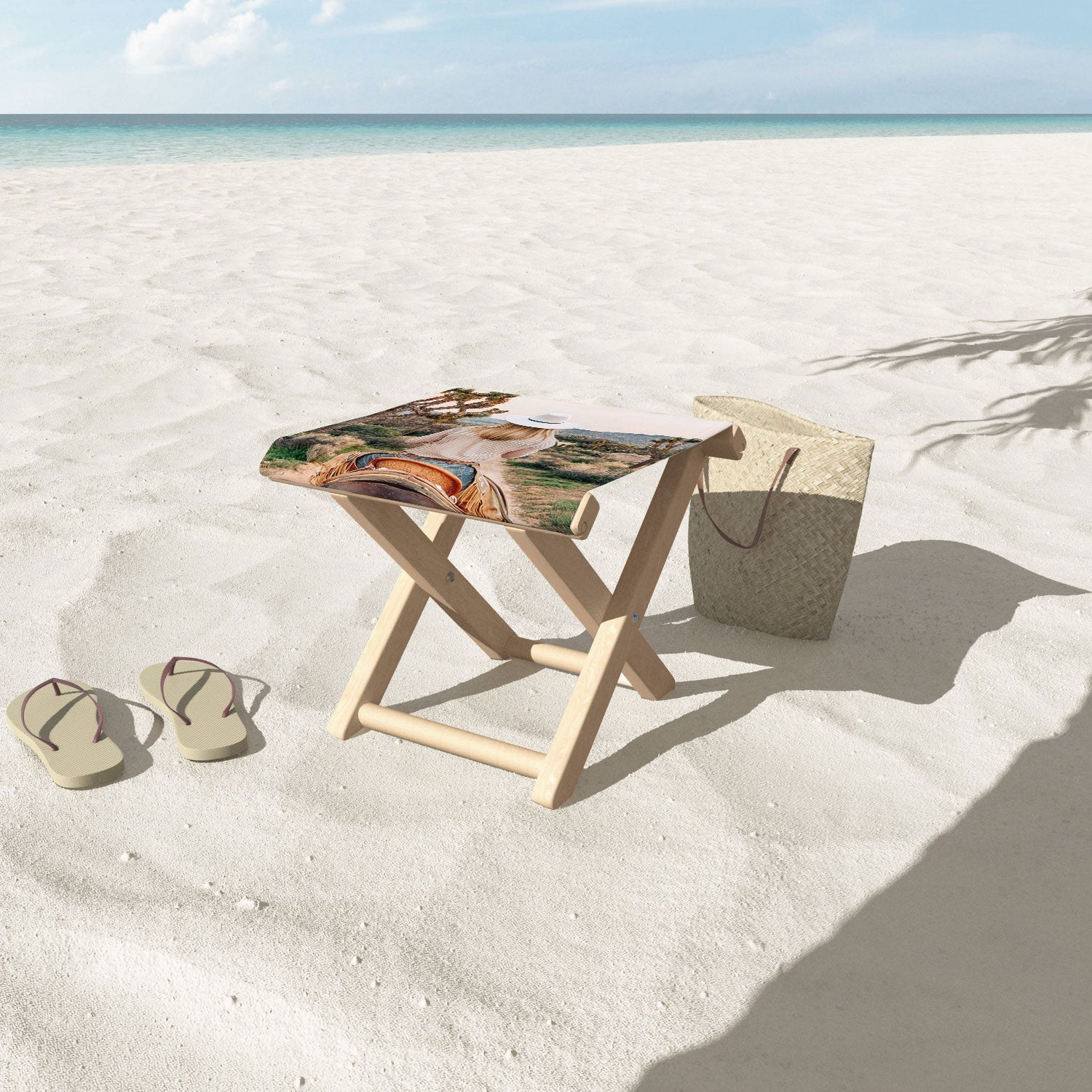 Gal Design The Desert Cowgirl Folding Stool