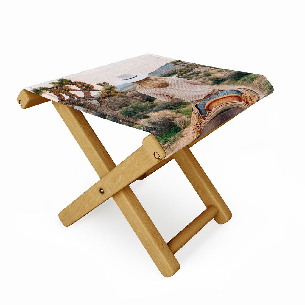 Gal Design The Desert Cowgirl Folding Stool