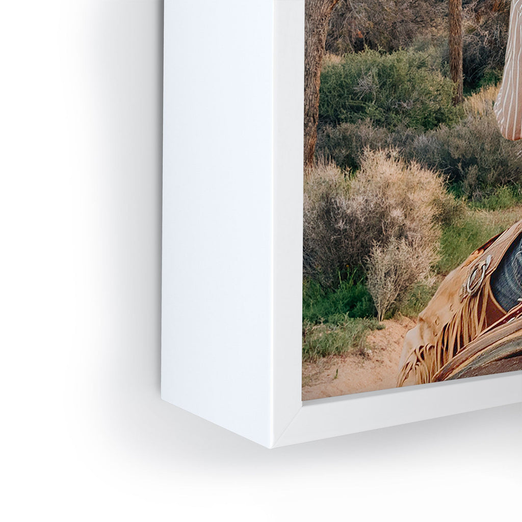 Gal Design The Desert Cowgirl Framed Mini Art Print