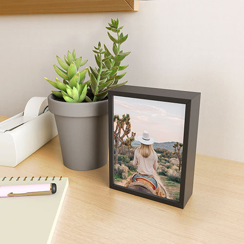 Gal Design The Desert Cowgirl Framed Mini Art Print