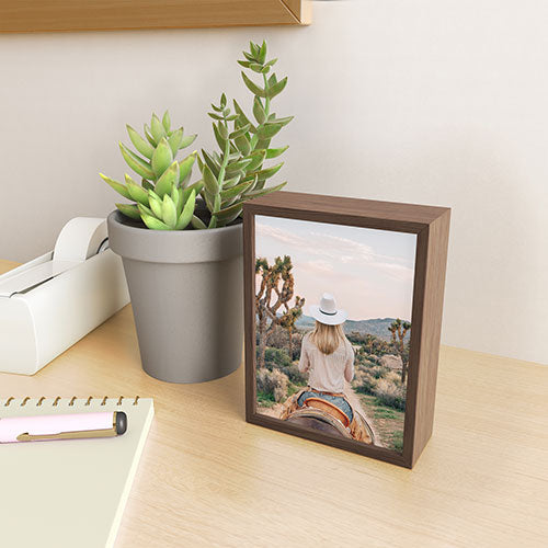 Gal Design The Desert Cowgirl Framed Mini Art Print