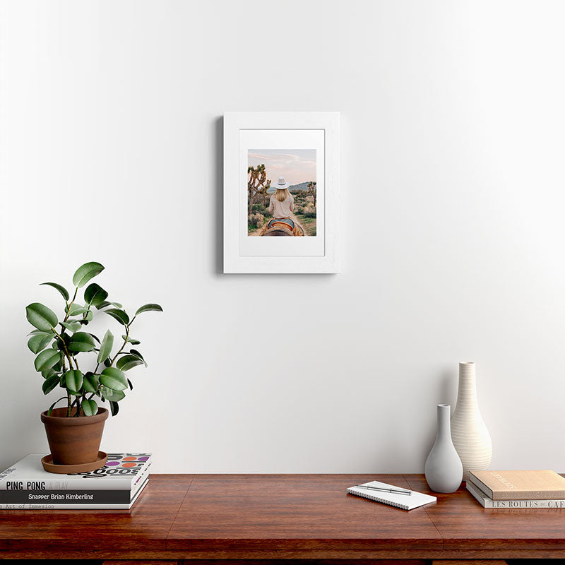 Gal Design The Desert Cowgirl Framed Art Print