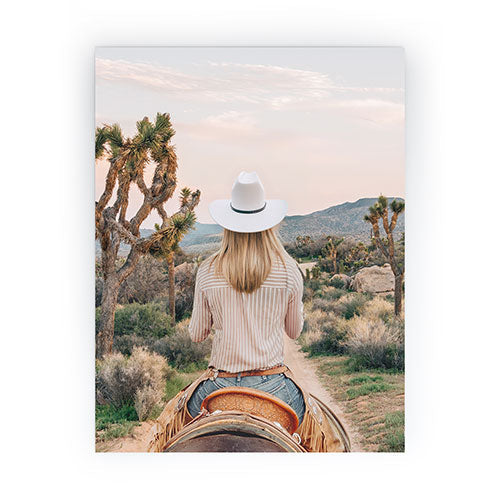 Gal Design The Desert Cowgirl Mini Art Print