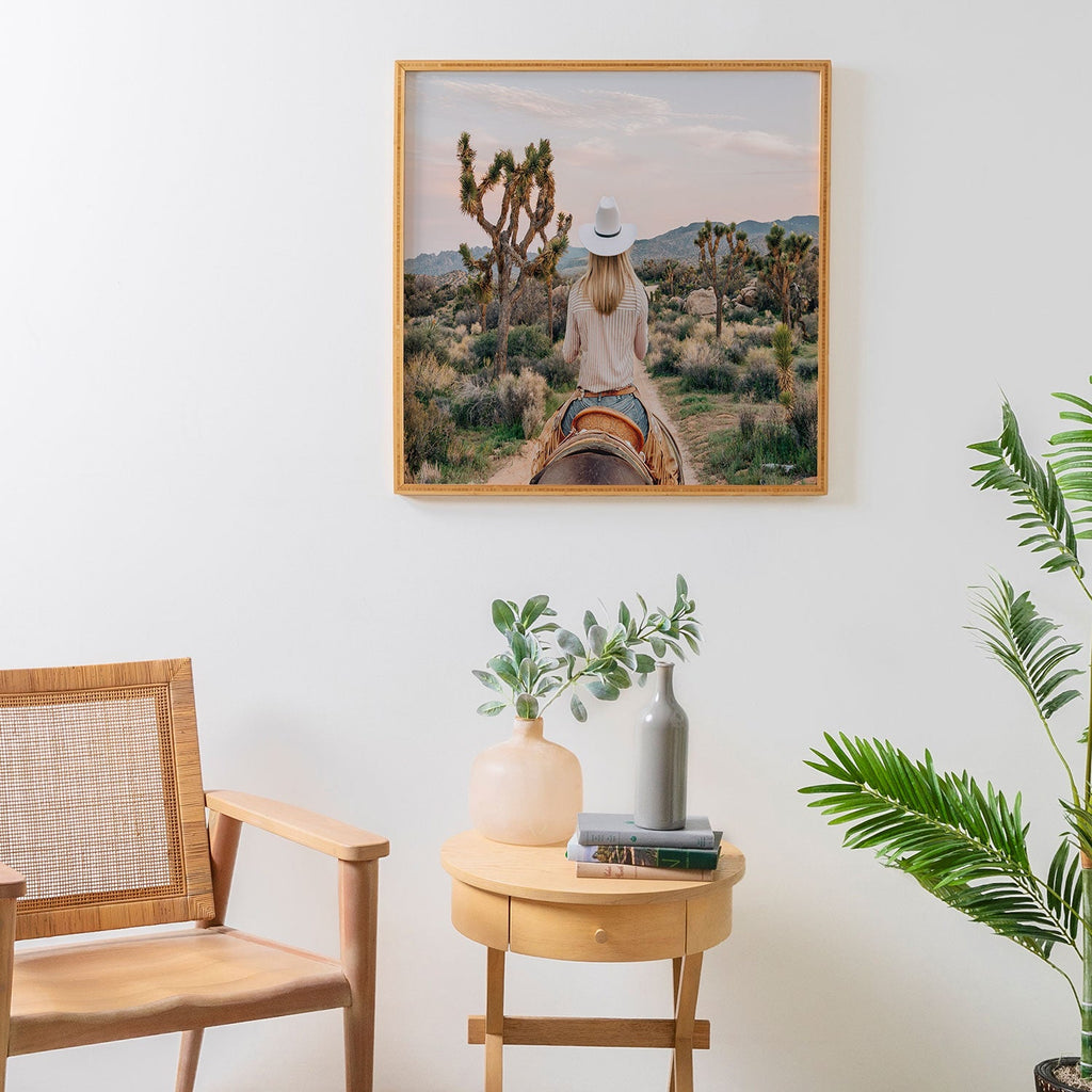 Gal Design The Desert Cowgirl Framed Wall Art