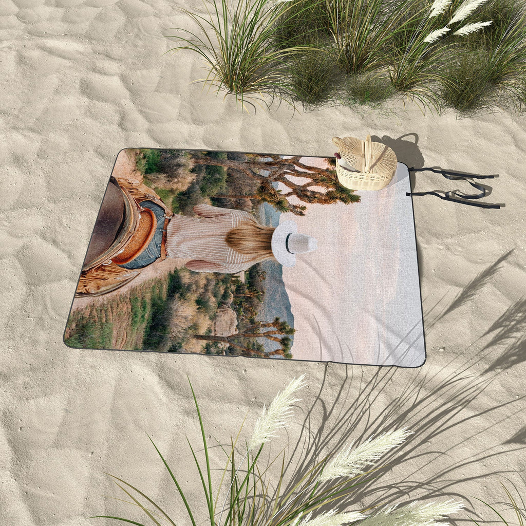 Gal Design The Desert Cowgirl Picnic Blanket