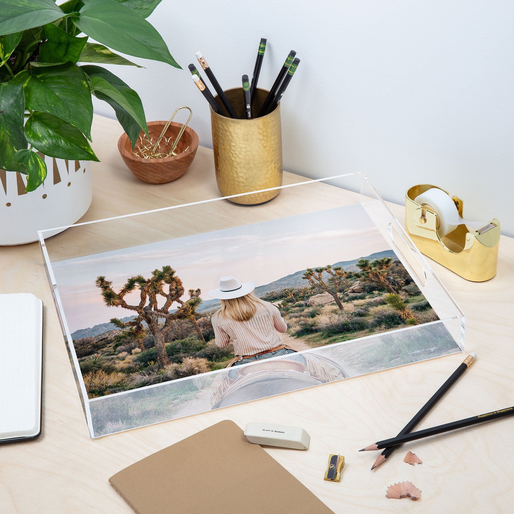 Gal Design The Desert Cowgirl Acrylic Tray