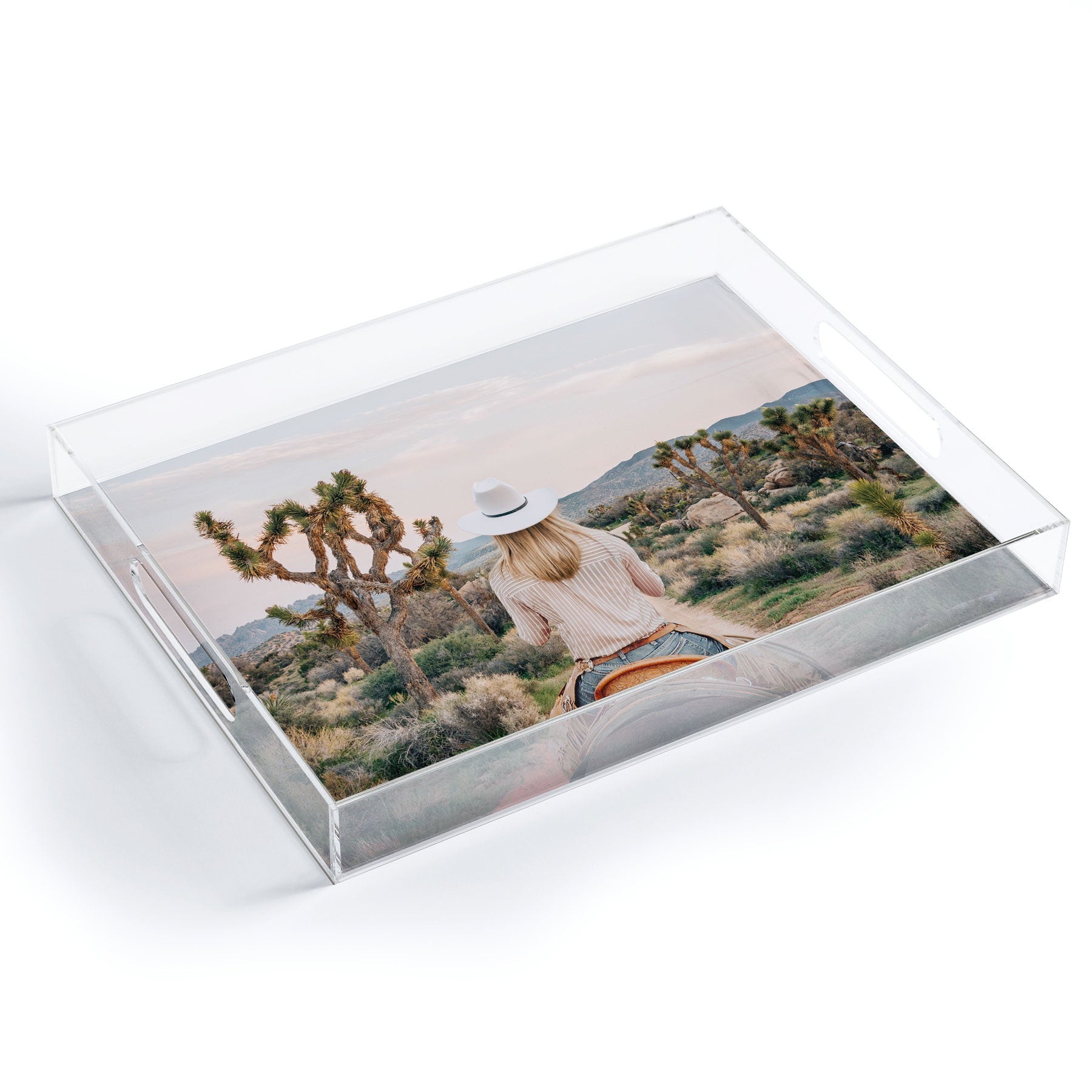 Gal Design The Desert Cowgirl Acrylic Tray