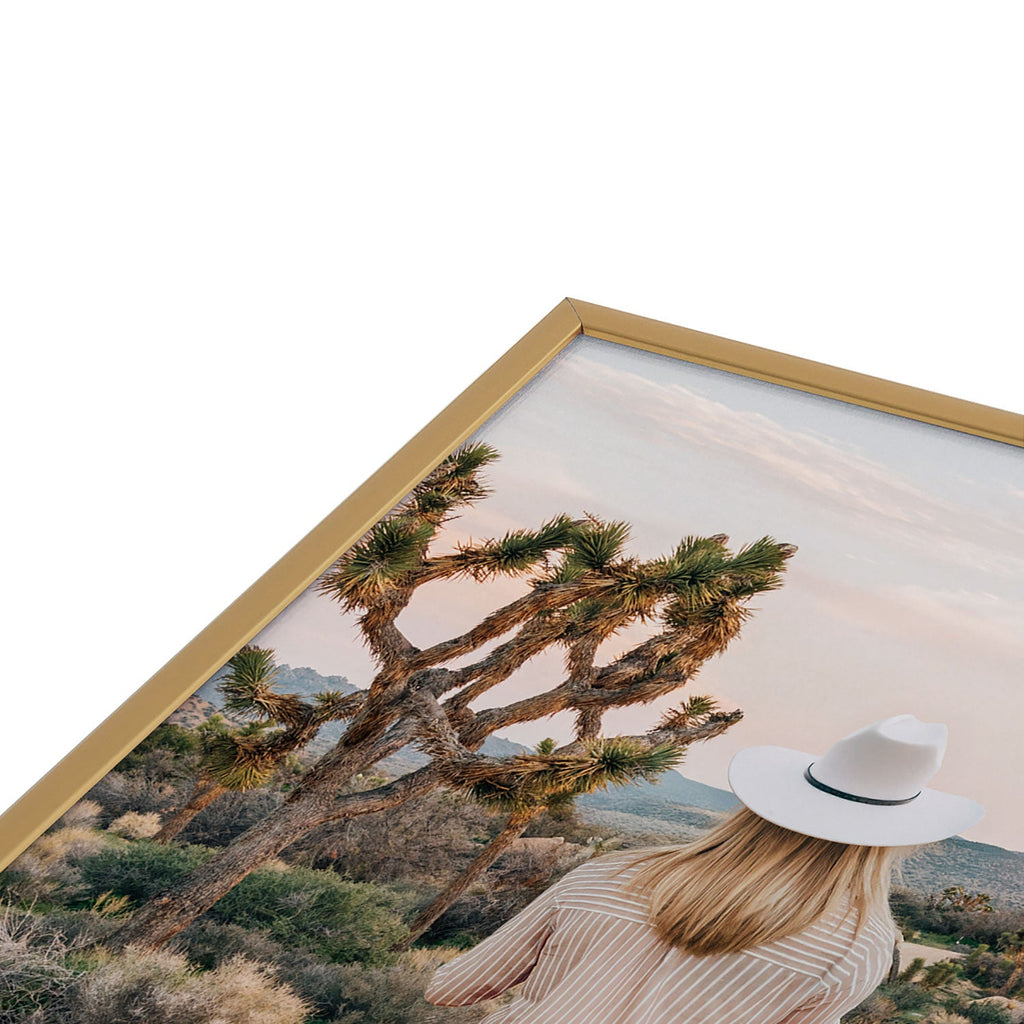Gal Design The Desert Cowgirl Square Metal Framed Art Print