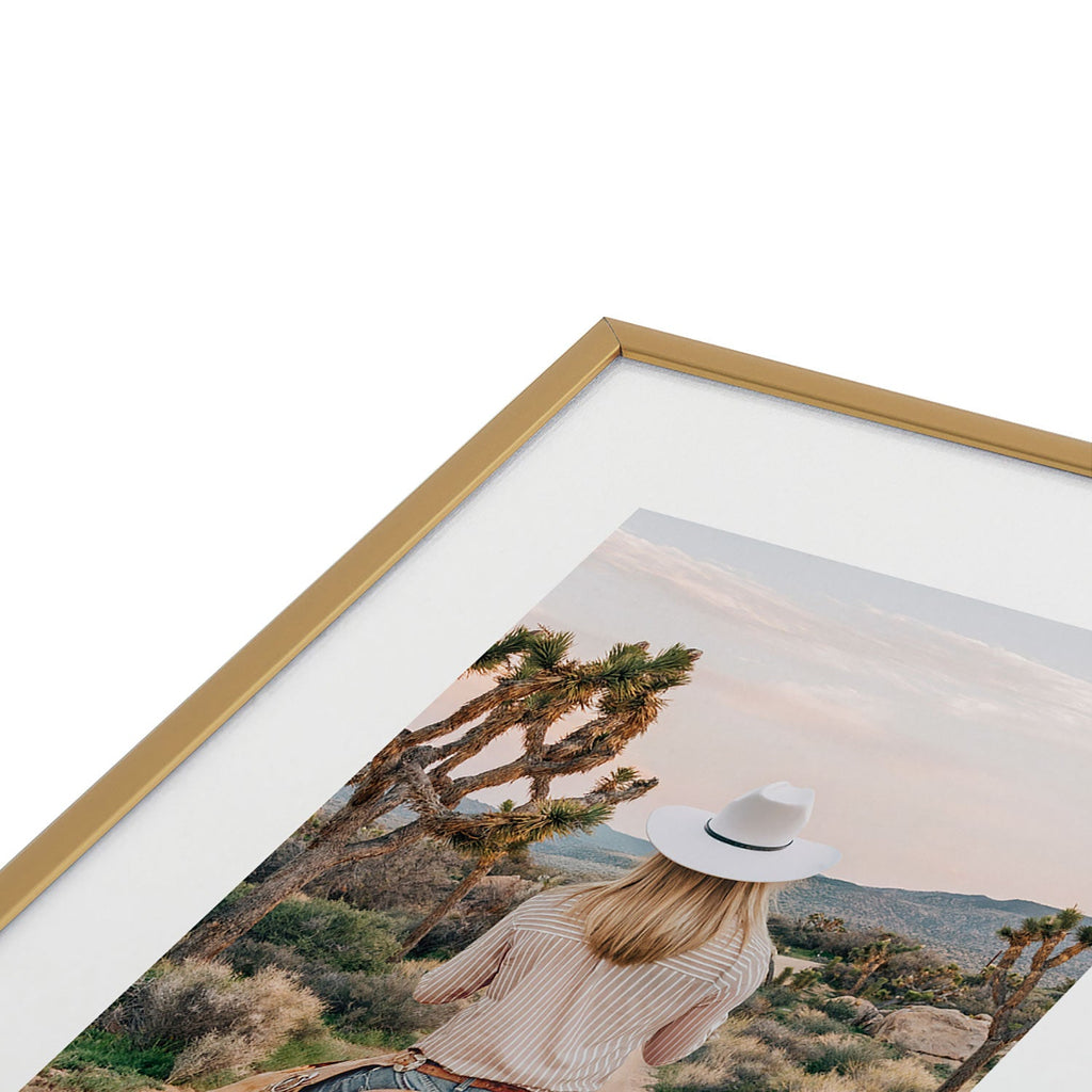 Gal Design The Desert Cowgirl Metal Framed Art Print