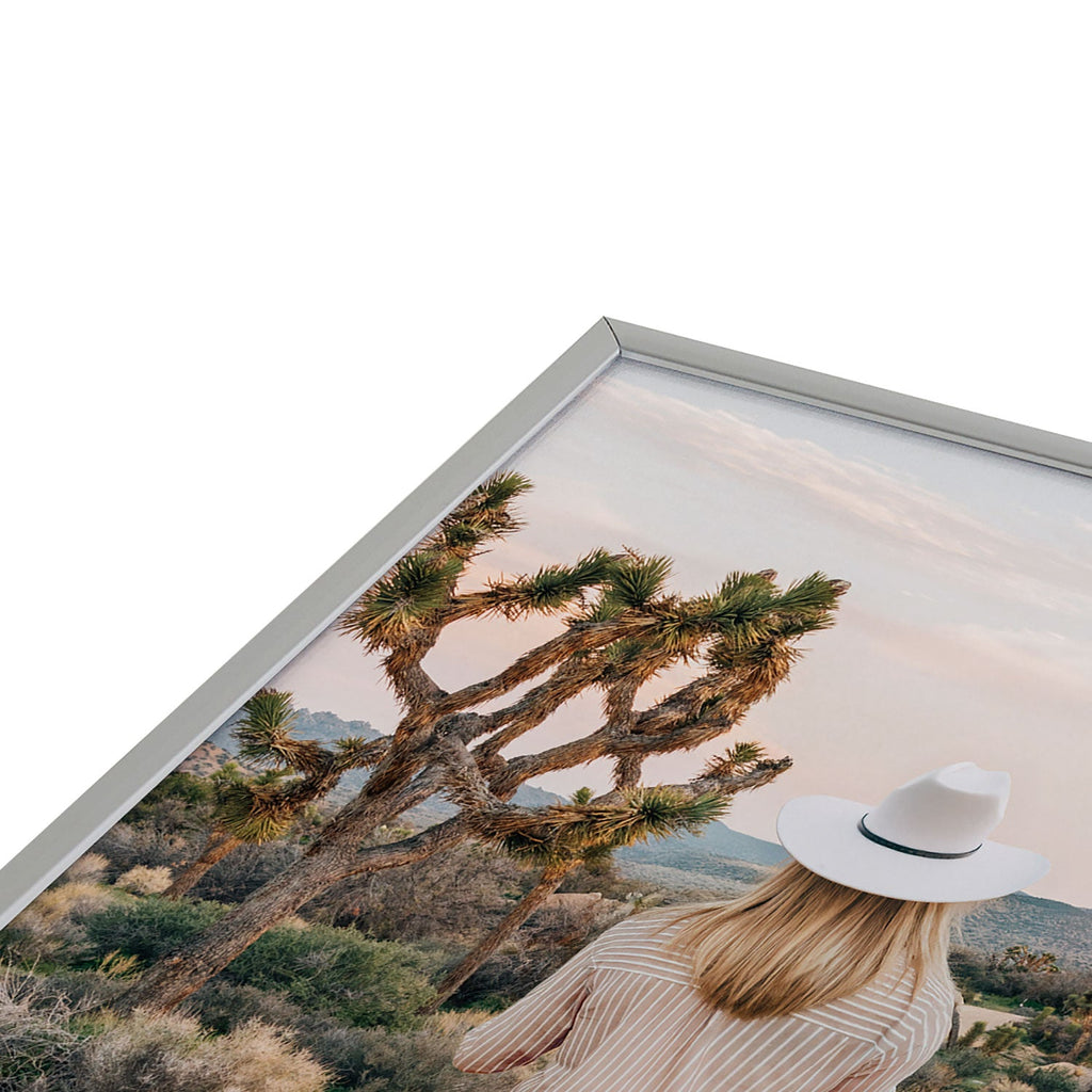 Gal Design The Desert Cowgirl Square Metal Framed Art Print