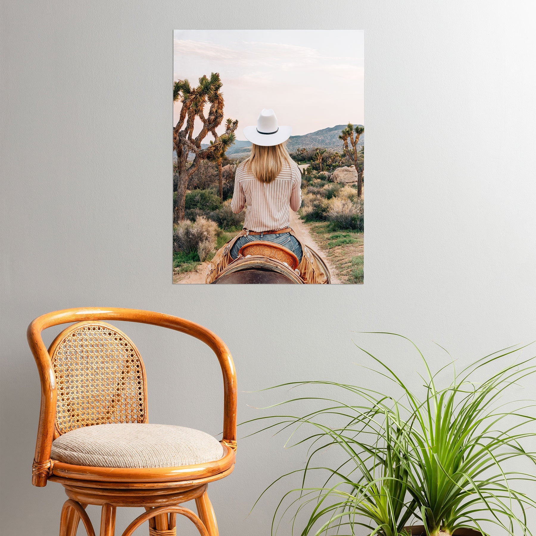 Gal Design The Desert Cowgirl Poster
