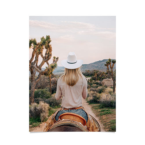 Gal Design The Desert Cowgirl Poster