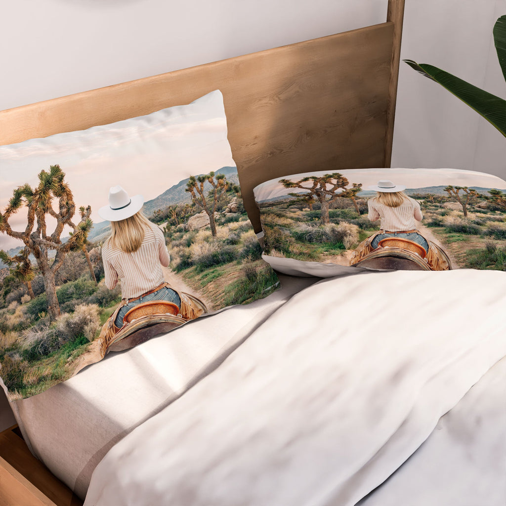 Gal Design The Desert Cowgirl Pillow Shams