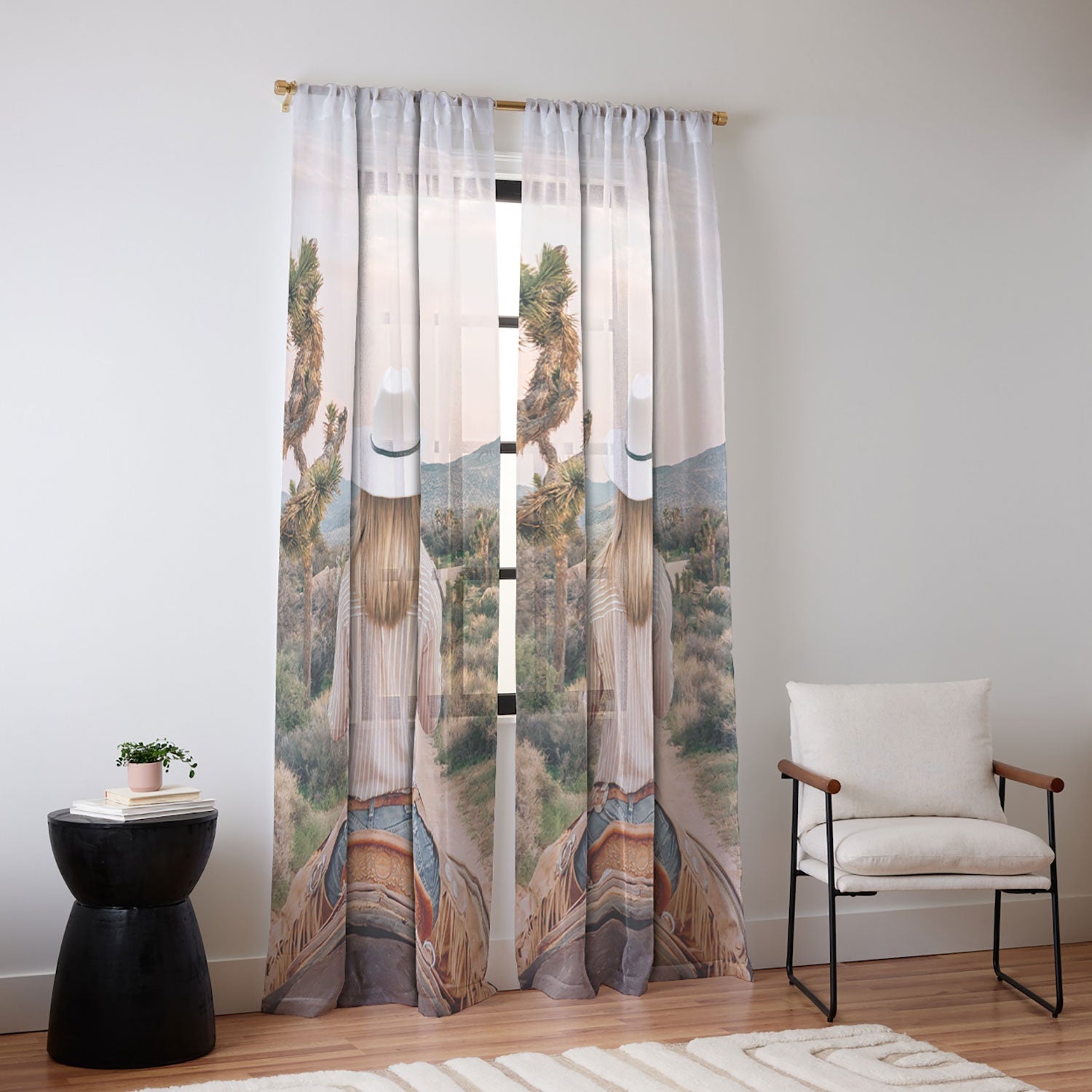 Gal Design The Desert Cowgirl Sheer Non Repeat