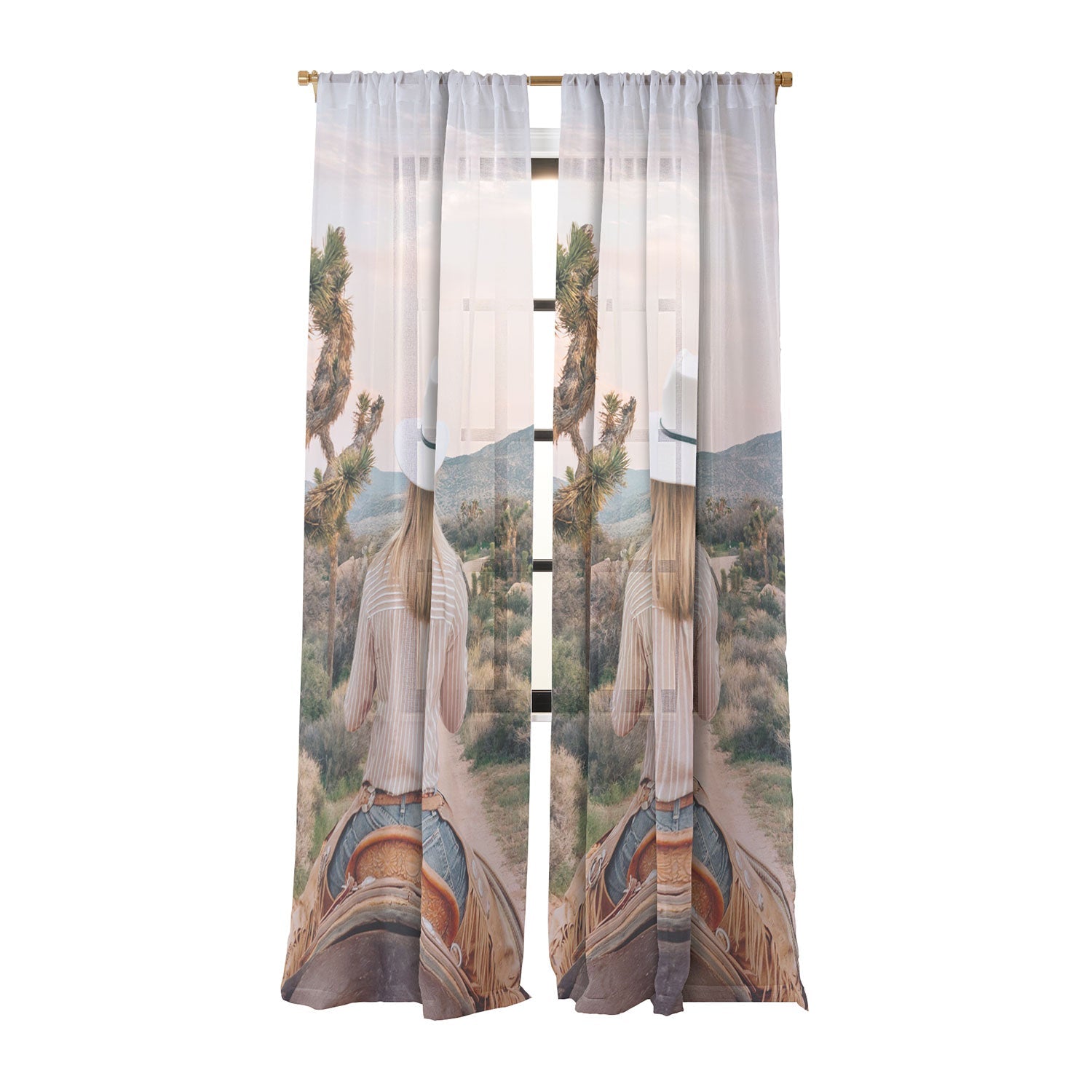 Gal Design The Desert Cowgirl Sheer Non Repeat