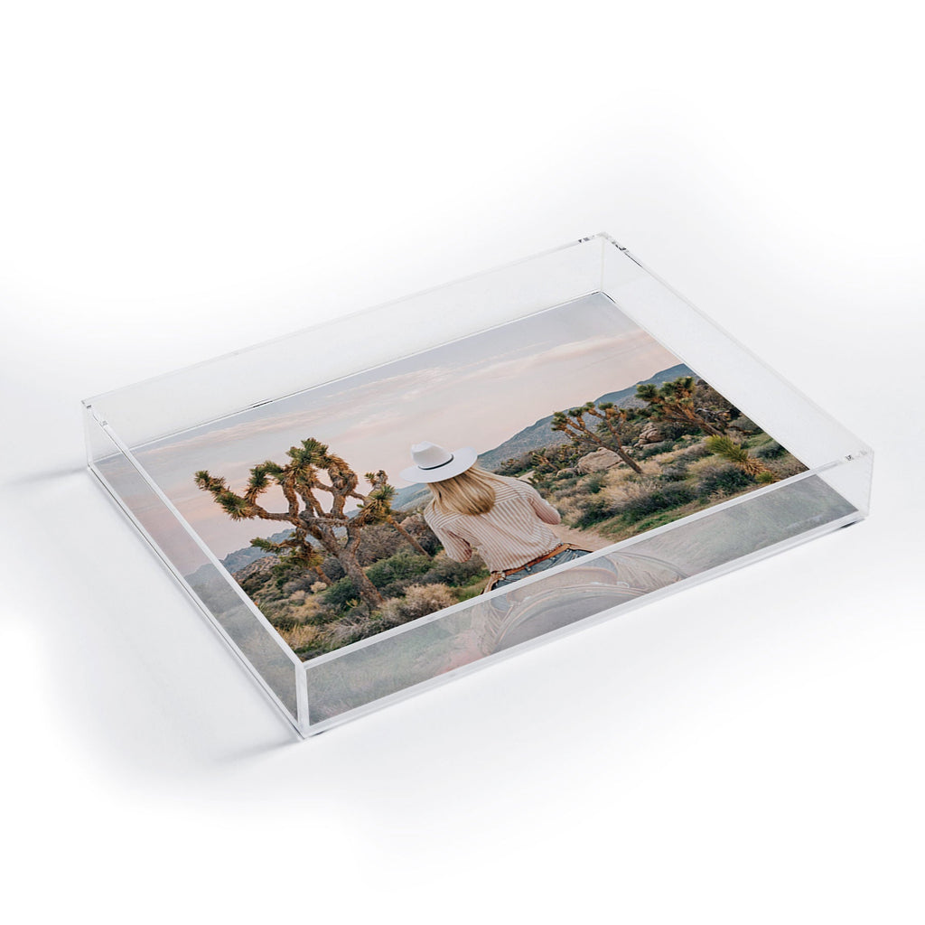 Gal Design The Desert Cowgirl Acrylic Tray