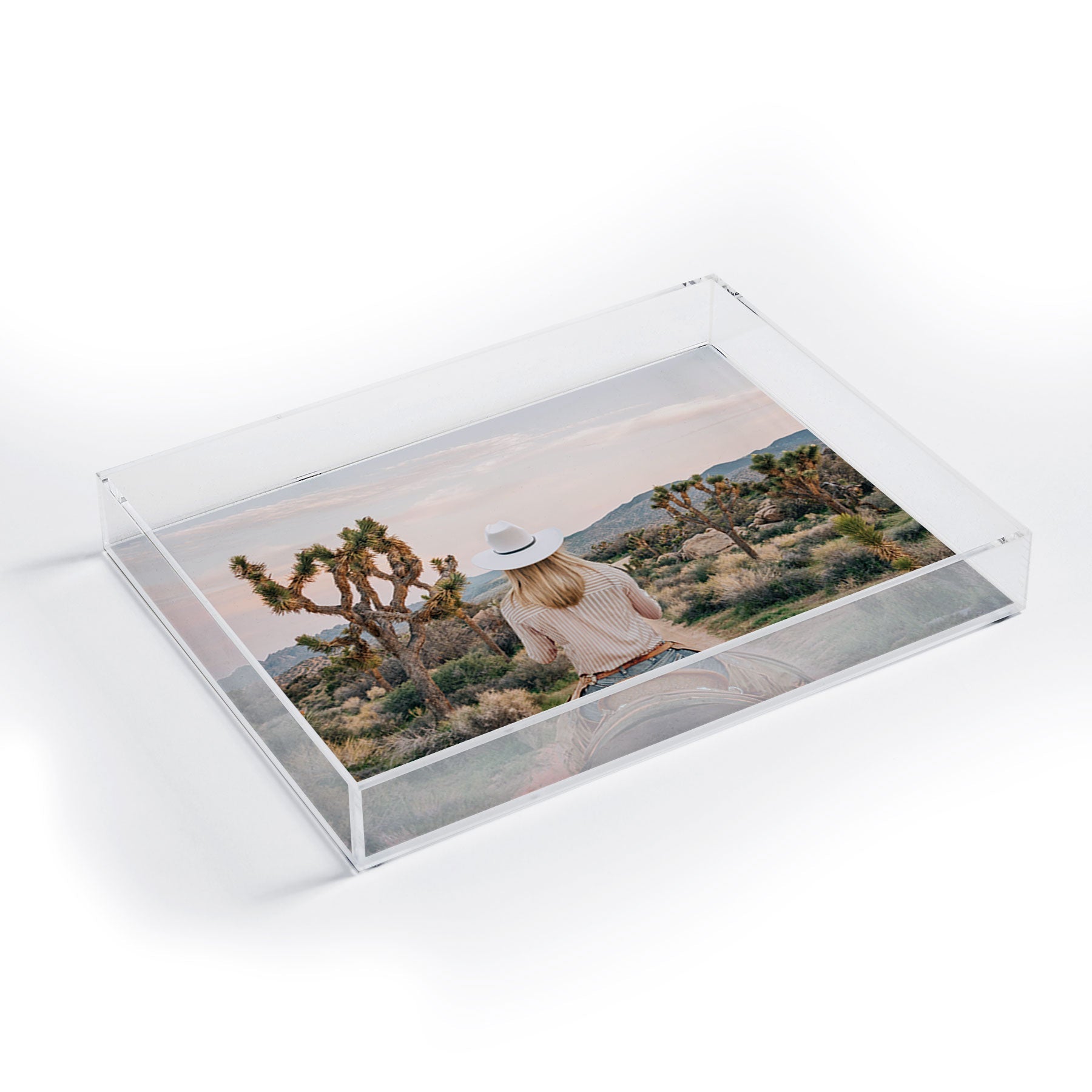 Gal Design The Desert Cowgirl Acrylic Tray