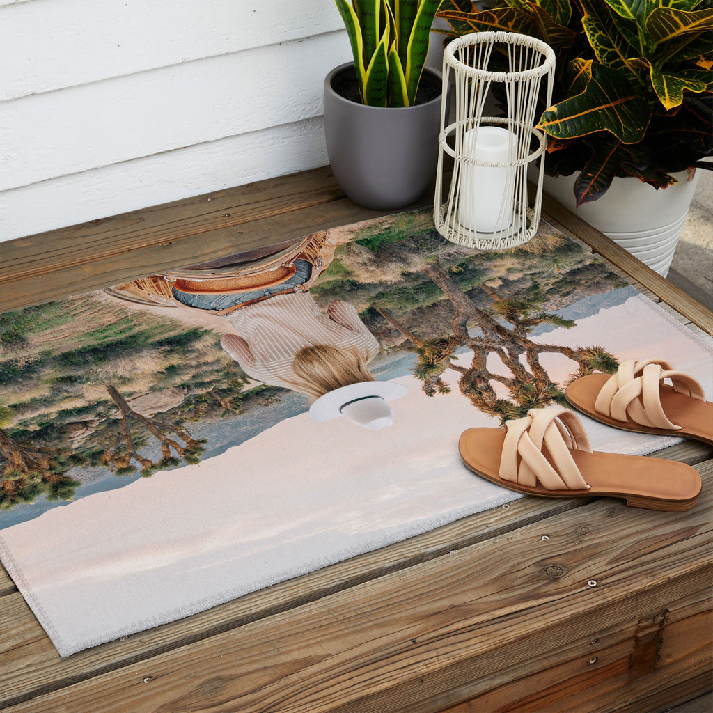 Gal Design The Desert Cowgirl Outdoor Rug
