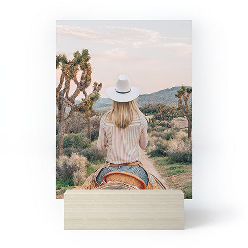 Gal Design The Desert Cowgirl Mini Art Print