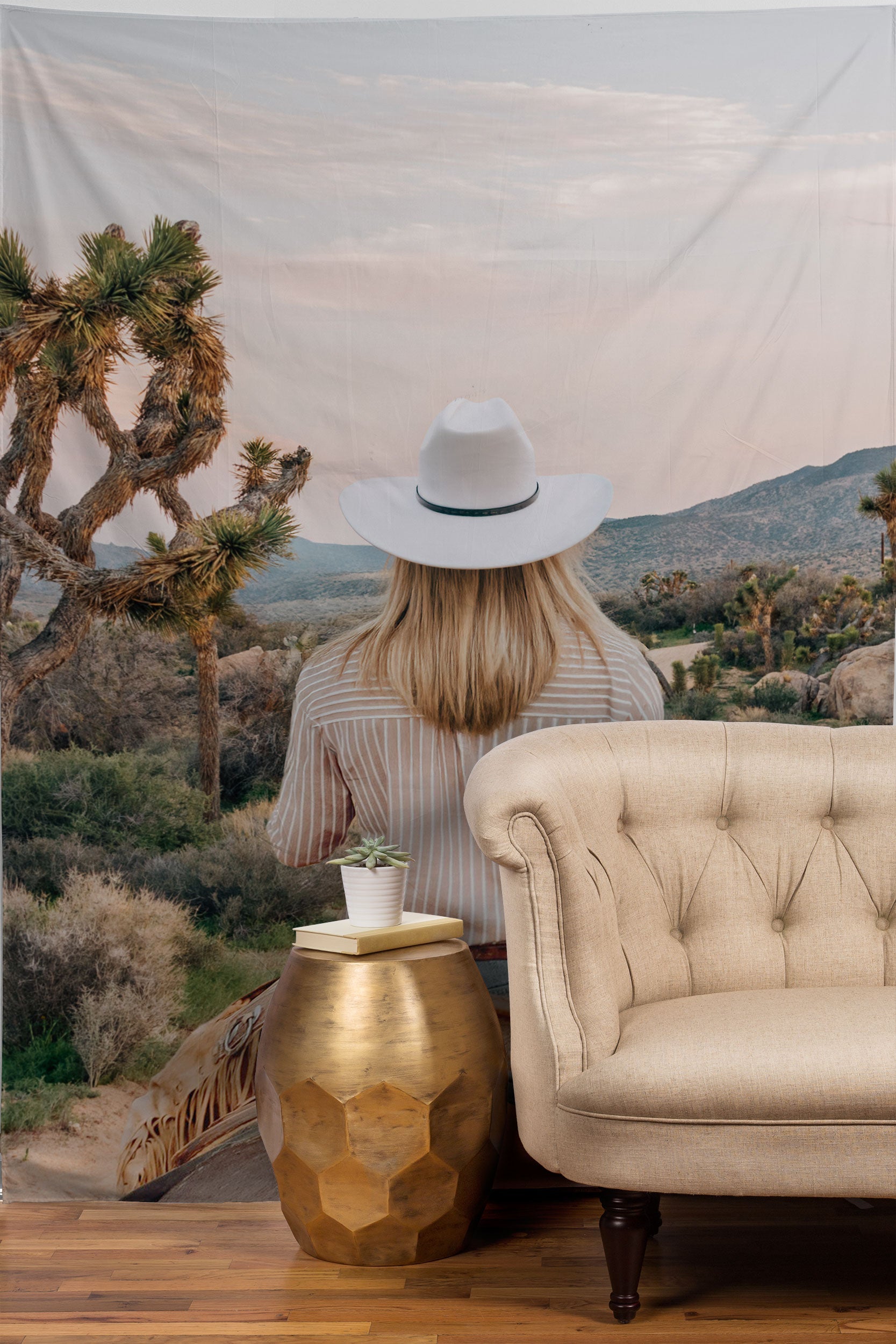 Gal Design The Desert Cowgirl Tapestry