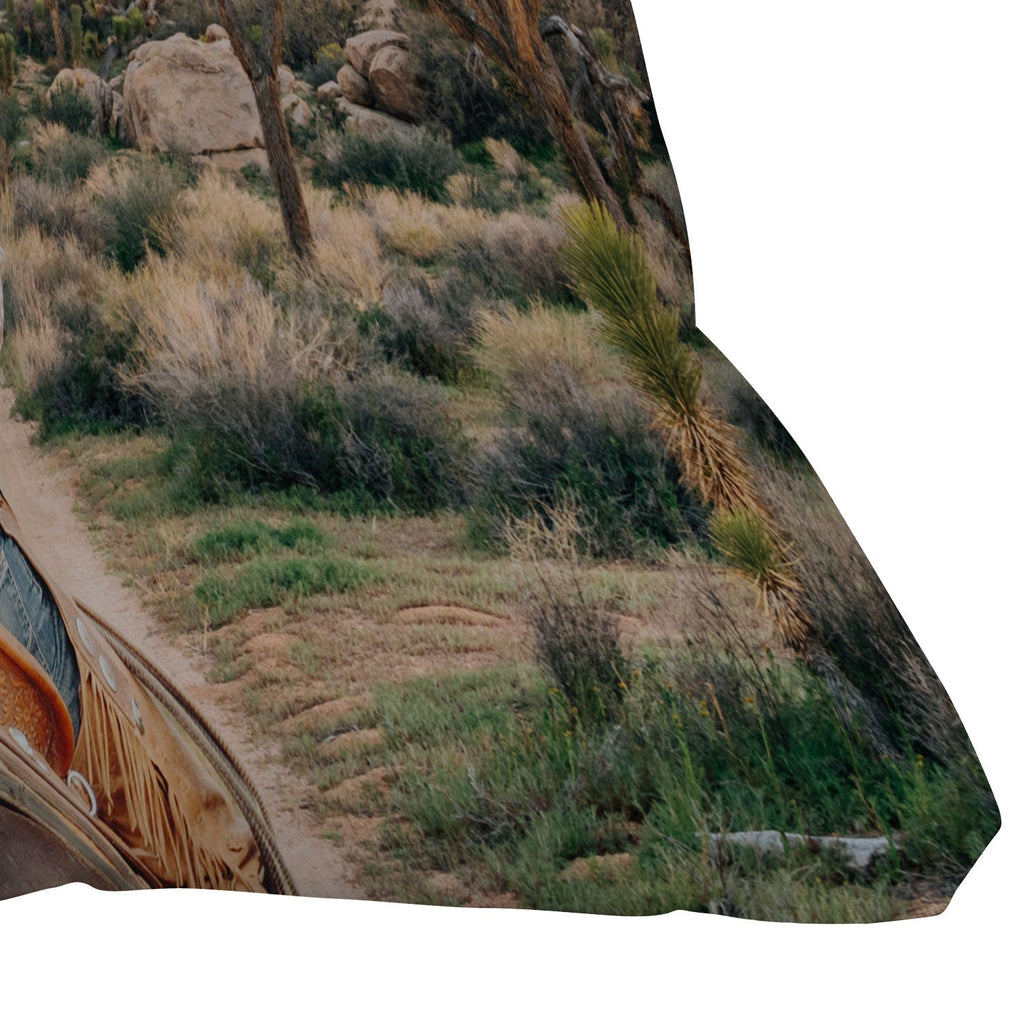 Gal Design The Desert Cowgirl Outdoor Throw Pillow