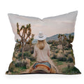 Gal Design The Desert Cowgirl Outdoor Throw Pillow