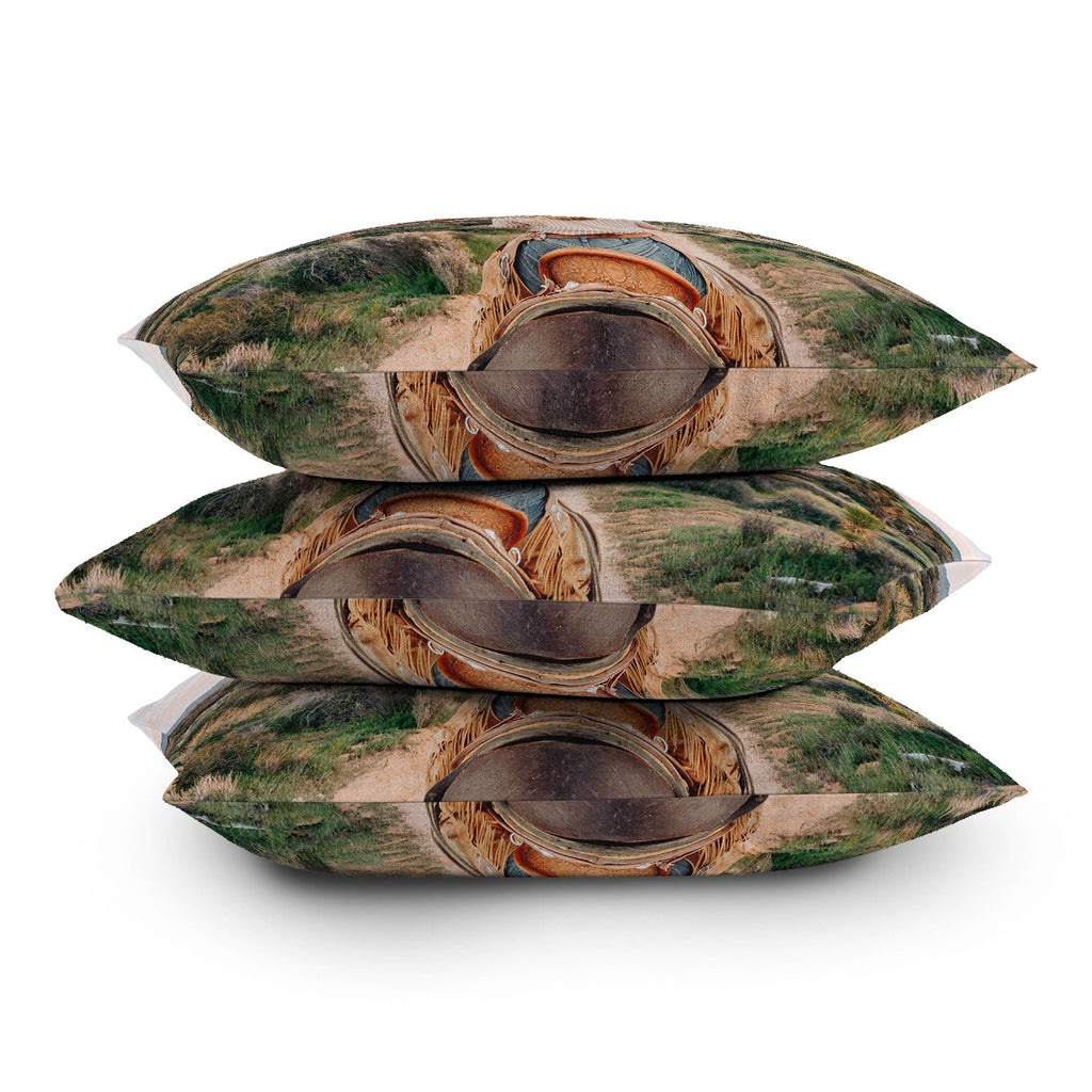 Gal Design The Desert Cowgirl Outdoor Throw Pillow