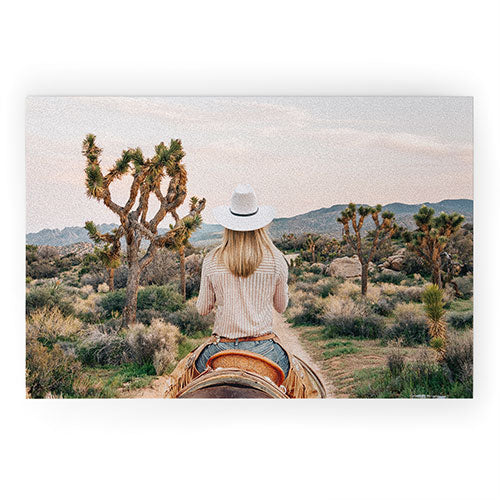 Gal Design The Desert Cowgirl Welcome Mat