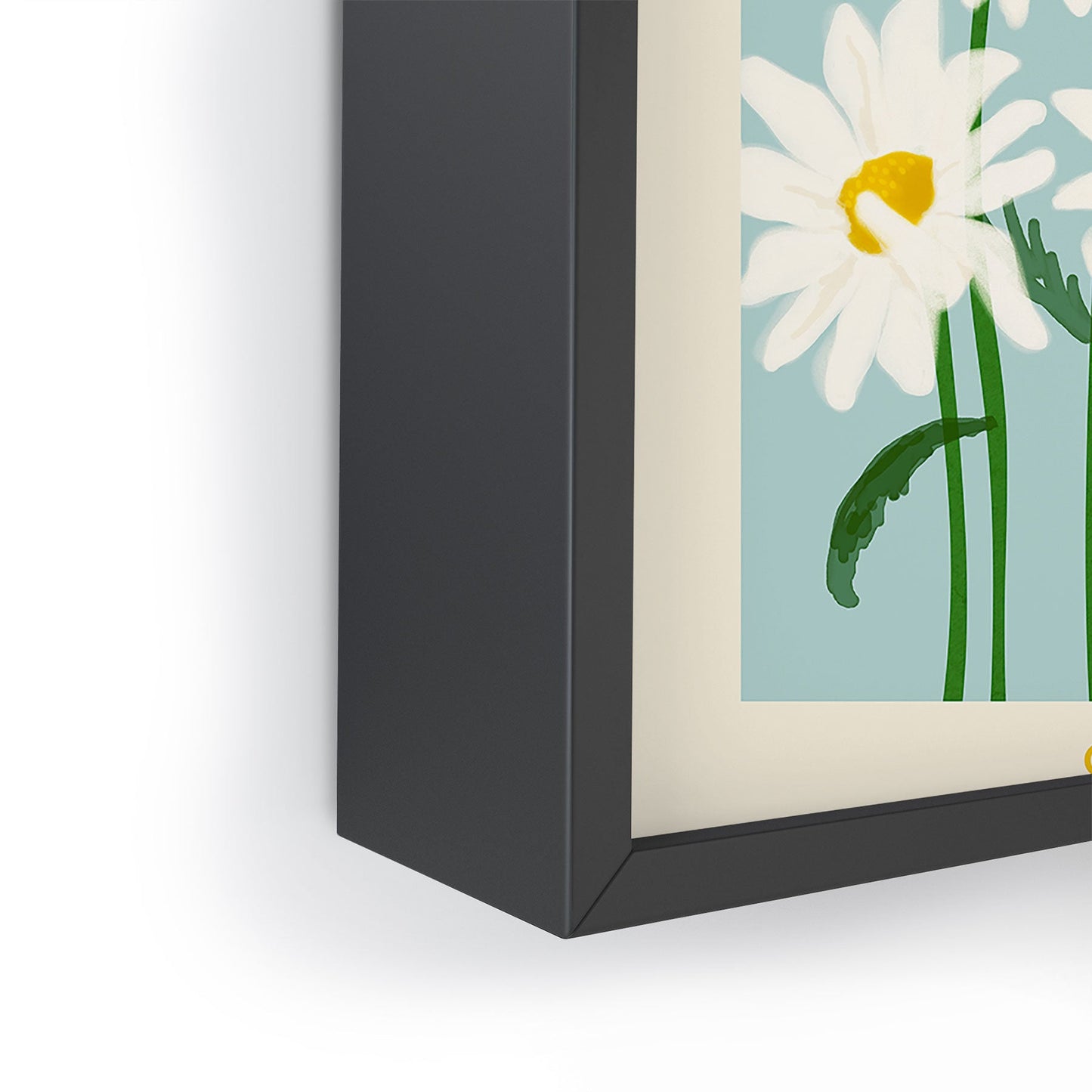 Gale Switzer Flower Market Oxeye Daisies Framed Mini Art Print