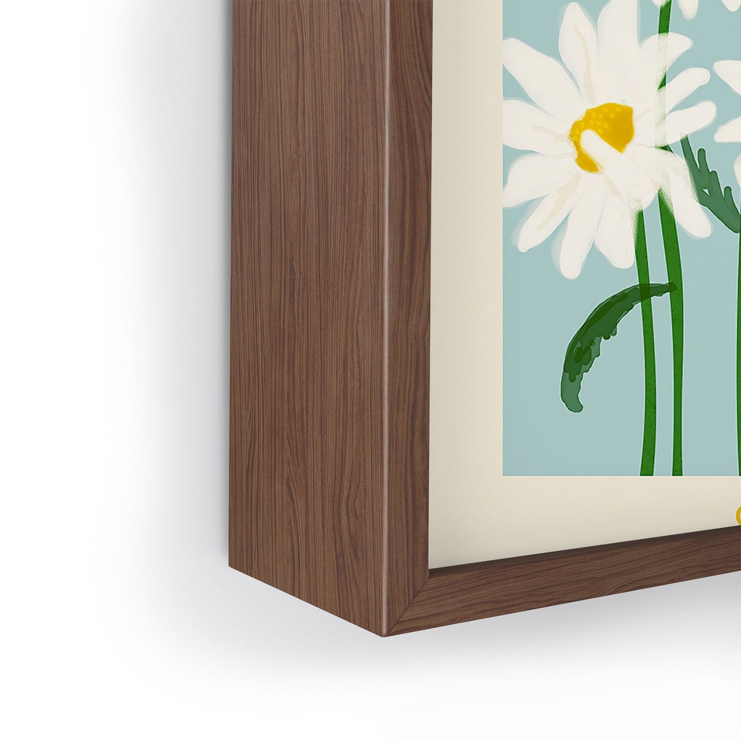Gale Switzer Flower Market Oxeye Daisies Framed Mini Art Print