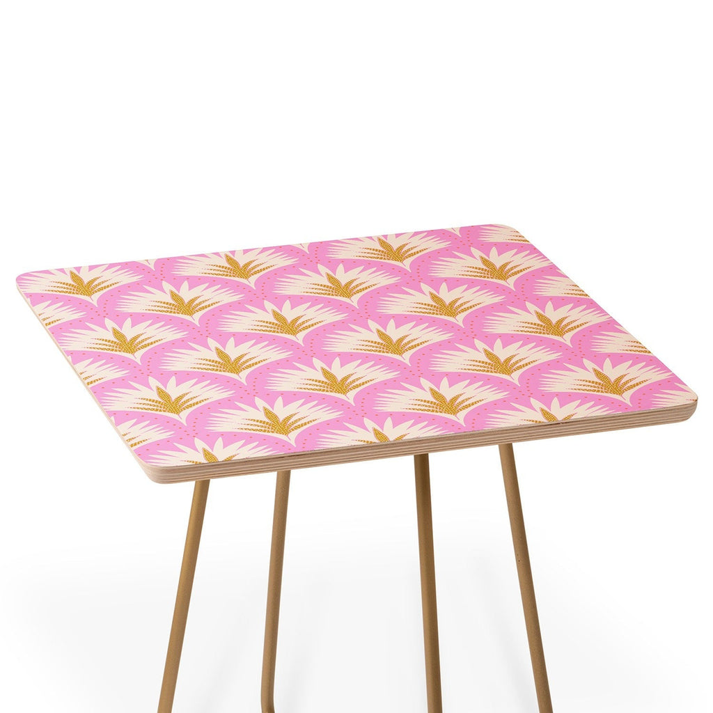 Jennifer Labre Pink Palmetto Side Table